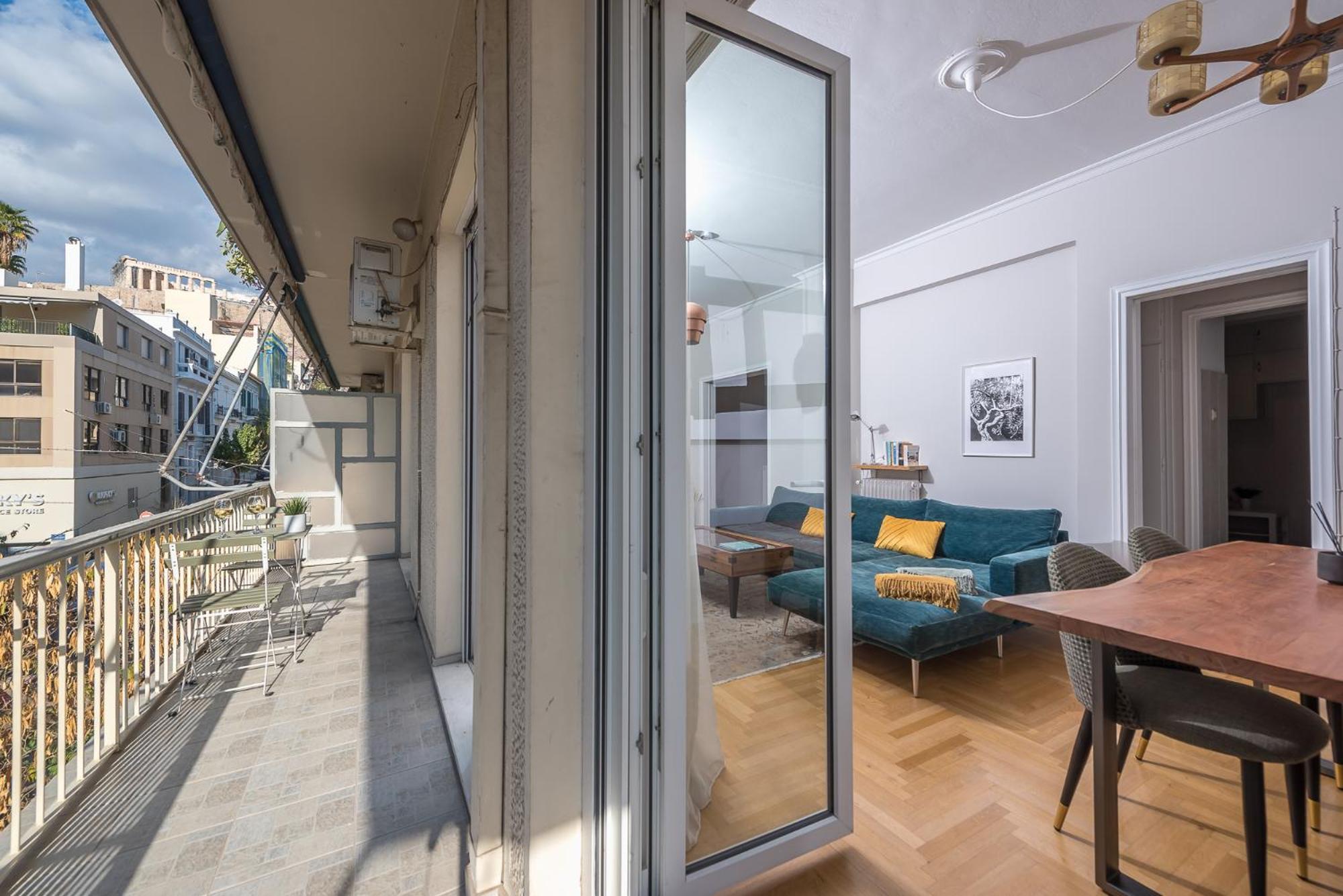 Spacious 2Bds Apt With Acropolis View In Center Athen Eksteriør billede